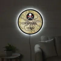 Pirate Captain's Cabin  LED Sign