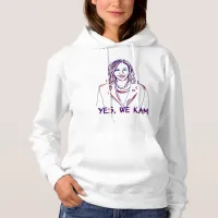 Yes, We Kam! Kamala Harris 2024 Election Hoodie