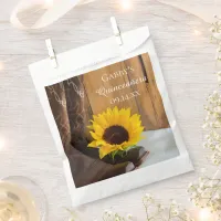 Country Sunflower Western Quincea&#241;era Party Favor Bag