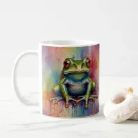 Discover the captivating beautiful frog coffee mug
