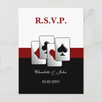 Vegas Wedding rsvp card