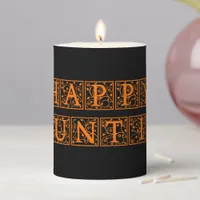 Happy Haunting Pillar Candle