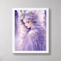 Enchanting Purple Glow Fairy Framed Art