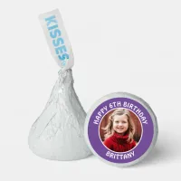 Personalized Photo, Age and Name Birthday Party Hershey®'s Kisses®