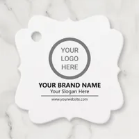 Elegant Modern Minimalist Brand Logo Eco Hang Tag