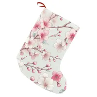 Cherry Blossom Small Christmas Stocking