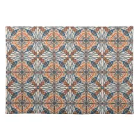 Turkish Inspired: Textured Navy & Terracotta Cloth Placemat