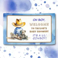 Little Cowboy Themed Baby Shower Banner