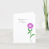 Keeping you in our Prayers... Cancer Get Well Card