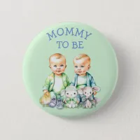 Personalized Mommy to be Baby Shower Button