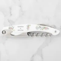 Finely flourished wedding waiter's corkscrew