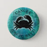 Horoscope Sign Cancer Zodiac Astrology Button