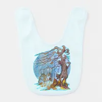 Christmas at Elf Hall Baby Bib