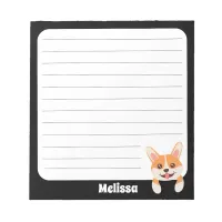 Corgi Lover Lined To Do List Dog Lover Gift NAME Notepad