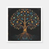 Stained Glass Mosaic Tree Napkins