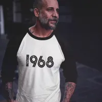 Customize Birth Year Classic Vintage Grunge T-Shirt