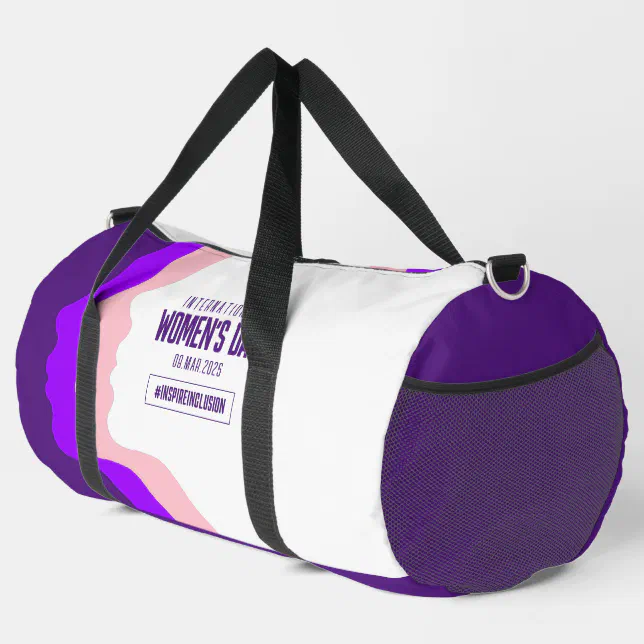 Colorful Faces International Women's Day March 8 Duffle Bag