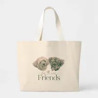 Fur-ever Friends Cute Dogs Tote Bag