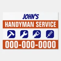 12" x 18" Handyman Service Yard Sign