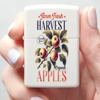 Organic apples harvested with care. Generative AI Zippo Lighter