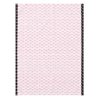 Pink and Black  Bows Cloth Tablecloth