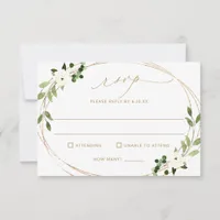 Wedding RSVP with Meal Choice & Favorite Song Back