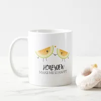 Happy Anniversary Love You Cute Melon Foodie Quote Coffee Mug