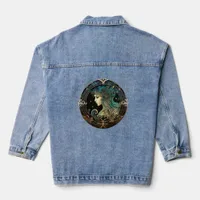 Virgo Zodiac Woman Denim Jacket