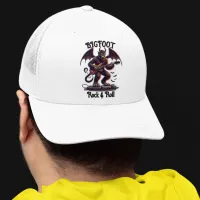 Mythical Rockstar: Bigfoots Guitar Solo Trucker Hat