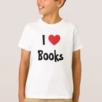 I Love Books T-Shirt