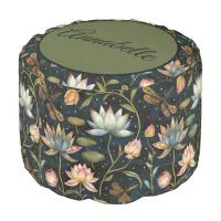 Lotus Flower Garden Pouf