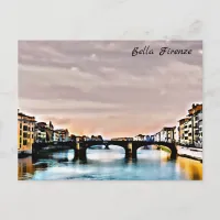 ** AP12 Firenze Italy Florence Italian Bridge Postcard