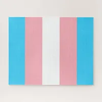 Transgender Flag LGBTQIA+ Flag Jigsaw Puzzle