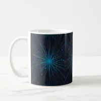 Blue Starburst Coffee Mug