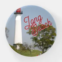 Guiding Lights: Long Beach Lighthouse Serenity Paperweight