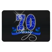 Sassy Seventy Sparkle Magnet