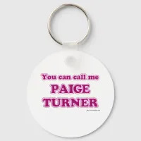 Paige Turner Keychain