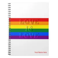 Love is Love Gay Pride Notebook