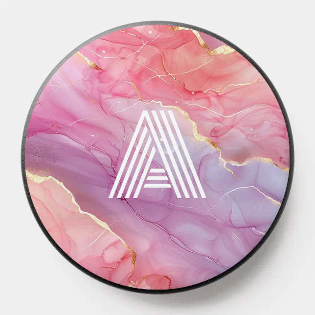 Modern Abstract Marble Pattern PopSocket