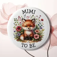 Mimi to be | Woodland Themed Baby Shower  Button