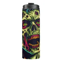 Spooky Zombie Comic Book Pop Art Thermal Tumbler