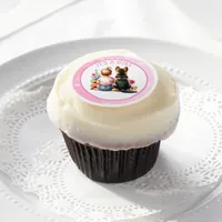 Baby Girl and her Puppy | Baby Shower   Edible Frosting Rounds