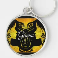 Gemini Horoscope Zodiac sign Twins Key chain