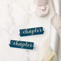 Elegant Peach Oceanic Blue Wedding A New Chapter Breath Savers&#174; Mints