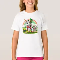 Adorable St. Patricks Day Unicorn T-Shirt