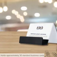 Simple Custom Logo Desk Business Card Holder