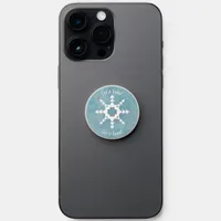 Southwest Style Snowflake Design Personalized PopSocket