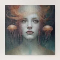 Jellyfish Woman Fantasy Jigsaw Puzzle