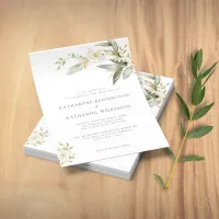 Budget Paper Wildflower Greenery Wedding