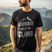 Courage Climb Typography T-Shirt